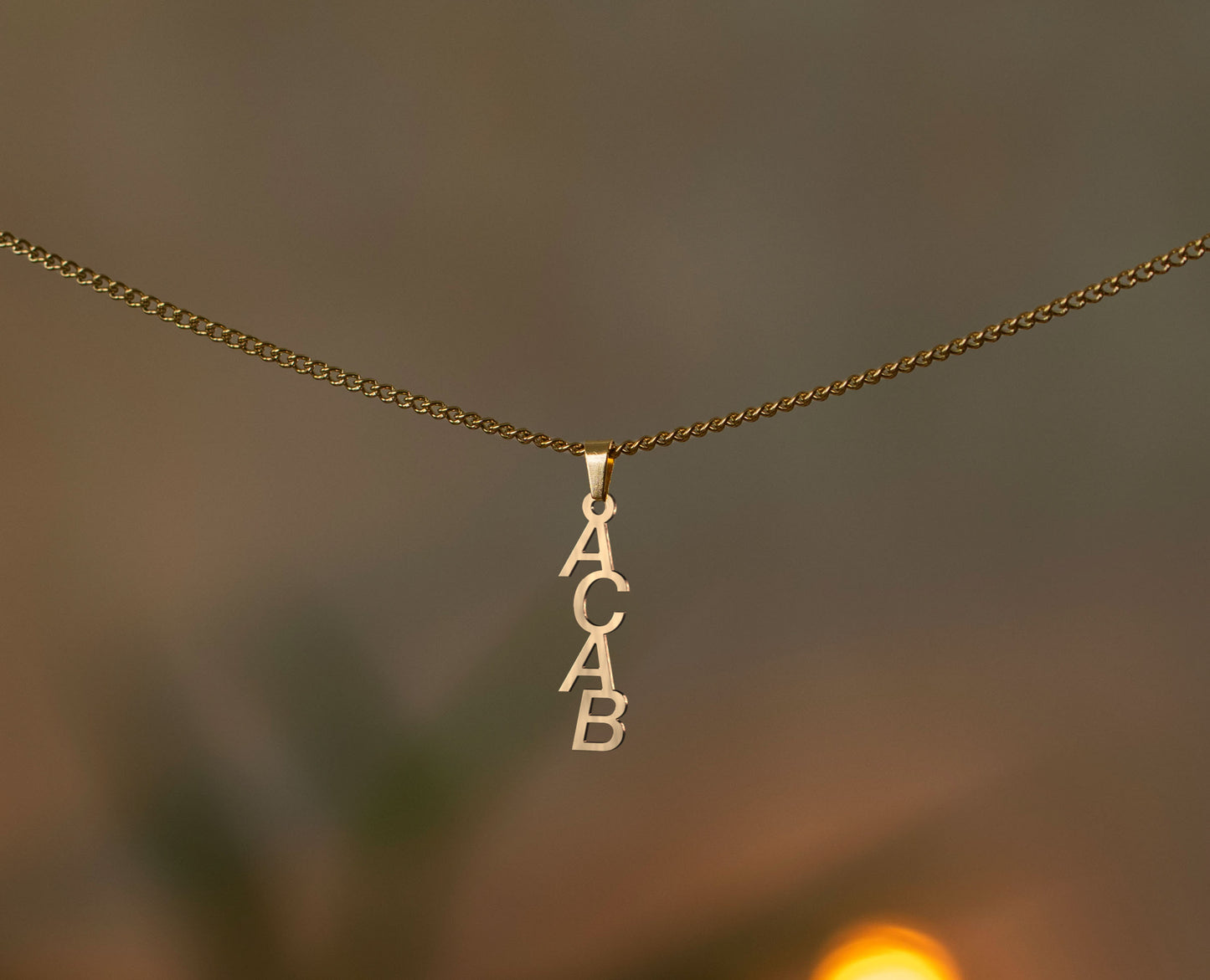 ACAB Necklace | Gold and Silver | From Germany | Jewellery | 1312 | All Colors Are Beautiful | All Cats are Beautiful | Activism | 161