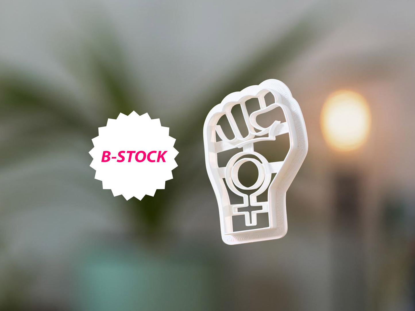 Woman Power Fist Cookie Cutter from Germany - Biscuit Mold - Fondant Dough - Women Rights - Female - Feminist - Europe - 3D Printed Cutters