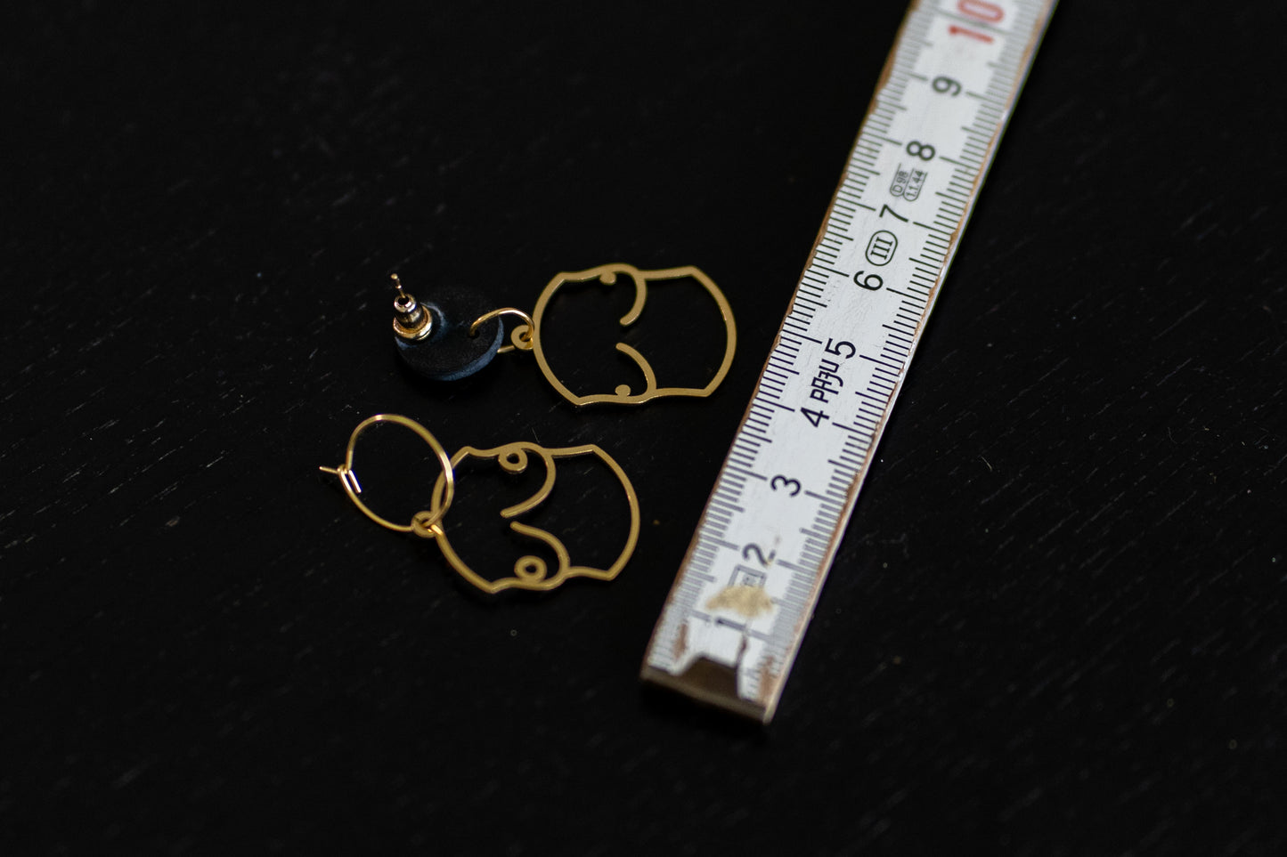 Breast Design Earrings | Gold and Silver | Different Shapes & Closures | From Germany | Feminist Jewellery