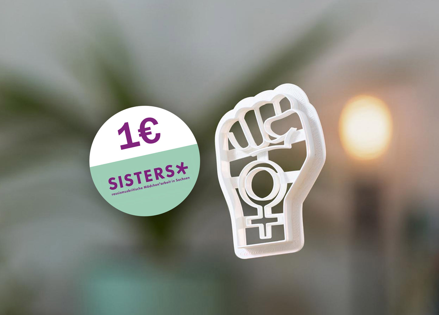 Woman Power Fist Cookie Cutter - Charity Version - 1€ to Sisters* - Women Rights - Female - Feminist - 3D Printed Cutters