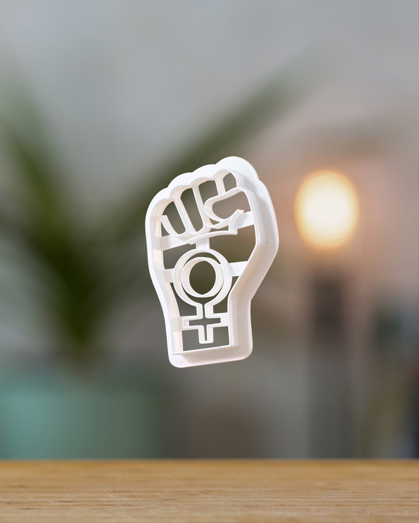 Woman Power Fist Cookie Cutter from Germany - Biscuit Mold - Fondant Dough - Women Rights - Female - Feminist - Europe - 3D Printed Cutters