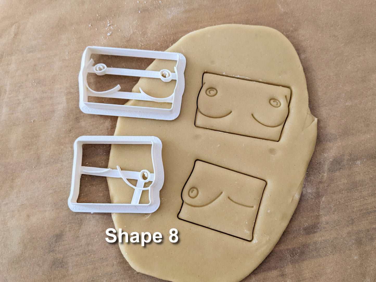 Brüste Keksausstecher aus Deutschland - 8 Formen - Keksform - Plätzchen - Kekse Ausstecher - 3D Druck Cookie Cutter - Europa - Feministisch