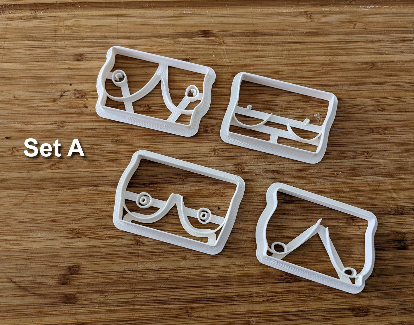 Breast Shaped Cookie Cutters from Germany - 8 Shapes - Biscuit Mold - Fondant Dough - Feminist Cookies - Europe - 3D Printed Cutters